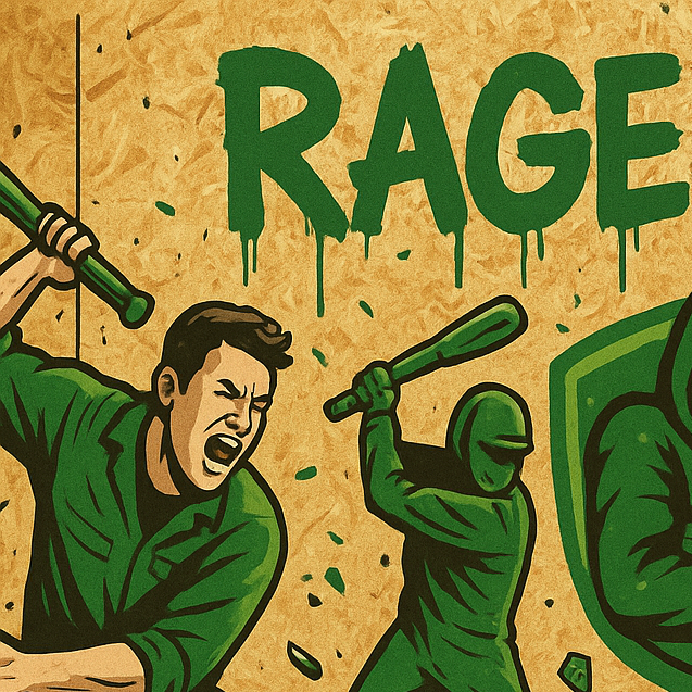 Rage Pack | 30 Minuten, 15 Flaschen, 4 Teller